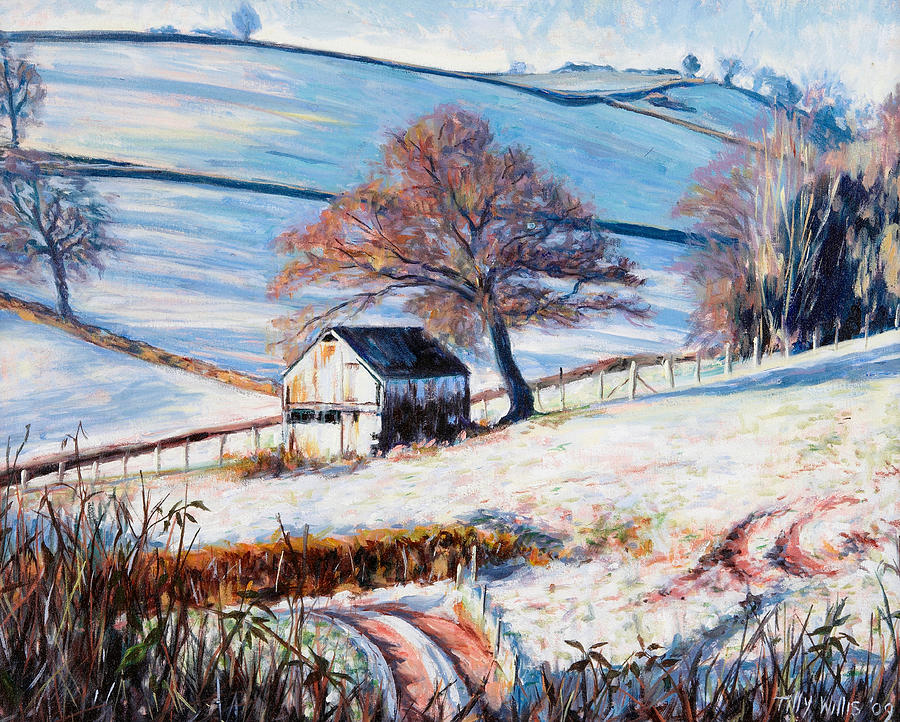 Winter Painting - Winter Frost by Tilly Willis