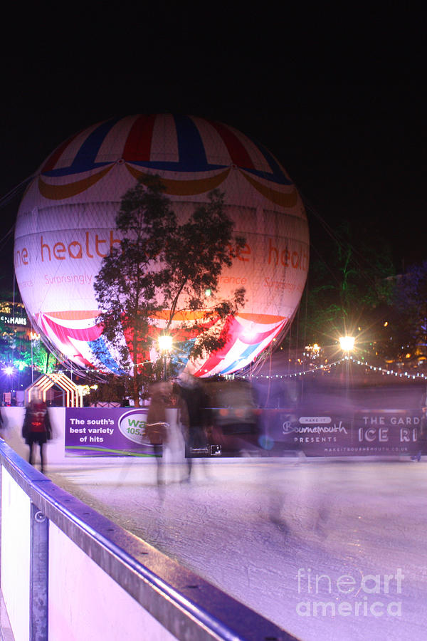 Winter Gardens Ice Rink and Balloon Bournemouth Photograph by Terri Waters