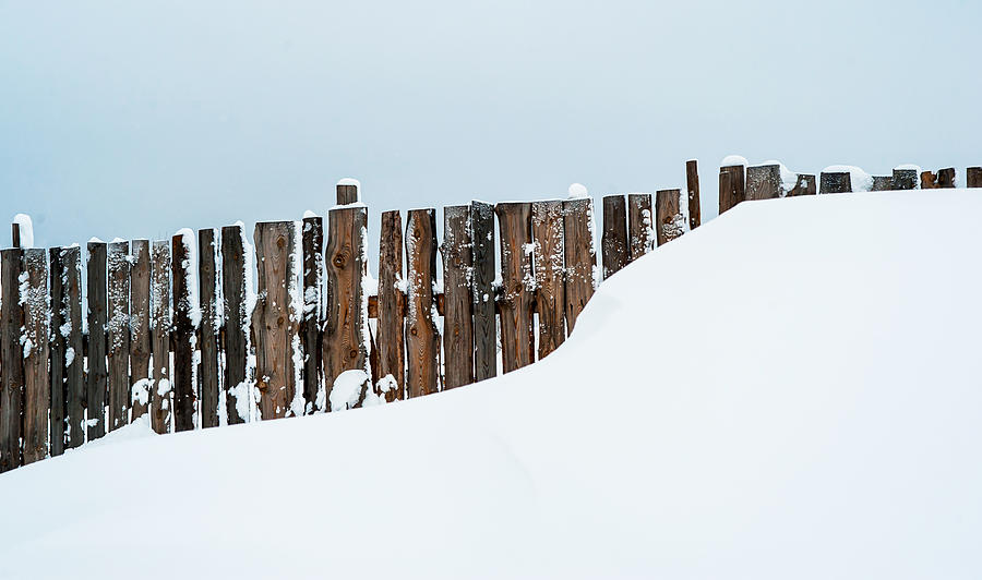 Winter Photograph - Winter Geometry 4. Russia by Jenny Rainbow