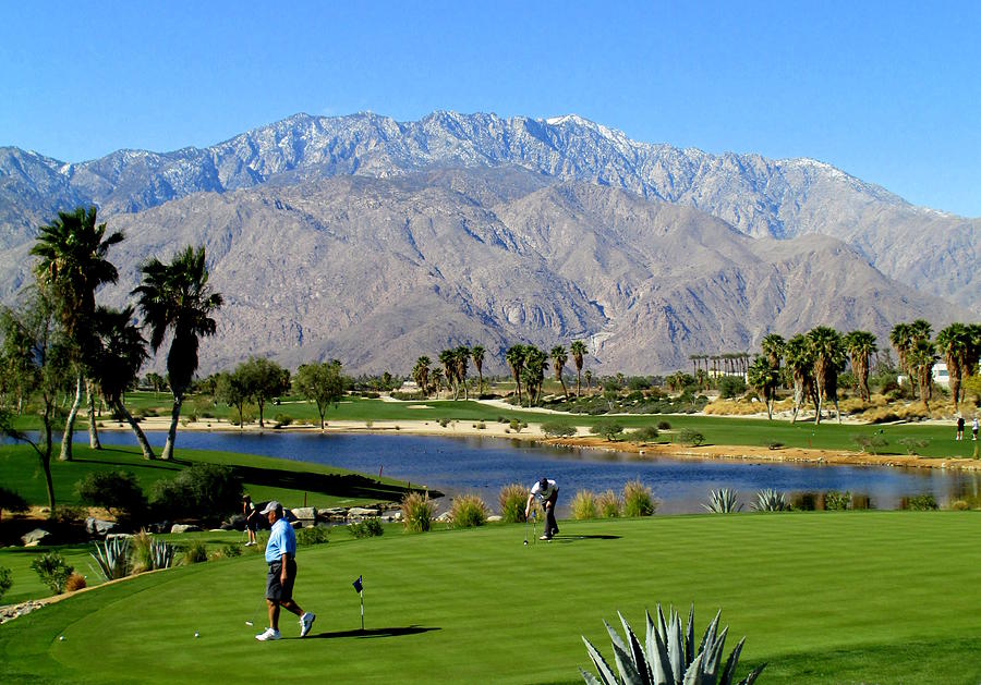 Winter Golf Palm Springs Photograph by Randall Weidner