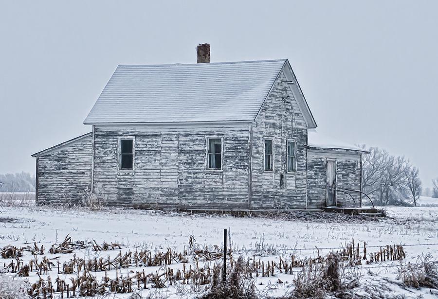 Winter House Photograph by Don Durfee