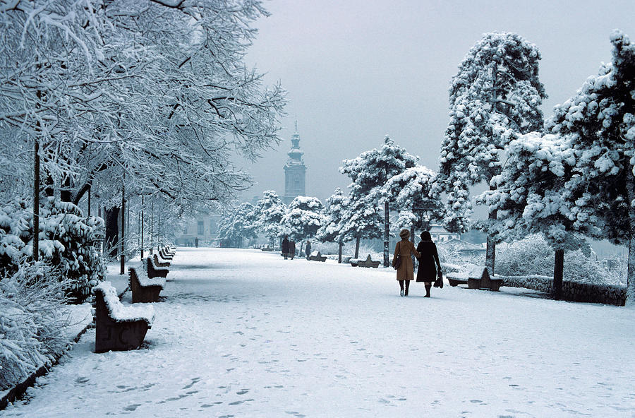 Winter in Belgrade Photograph by Dragan Kudjerski