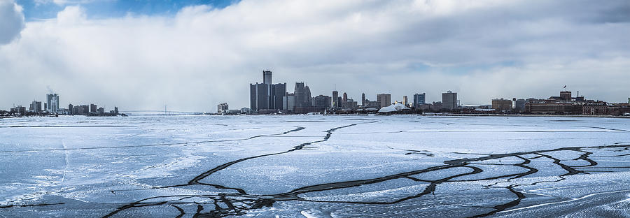 Winter in Detroit  Photograph by John McGraw