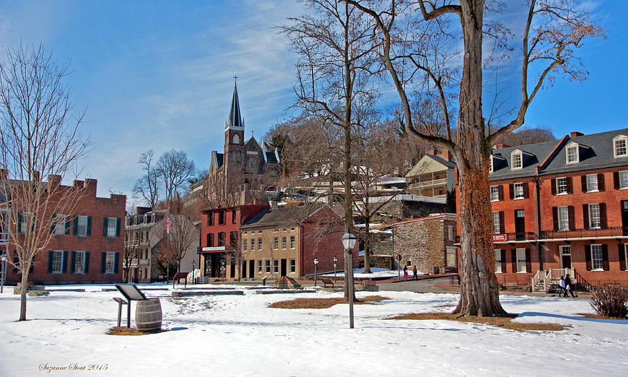 Winter in Harpers Ferry Photograph by Suzanne Stout