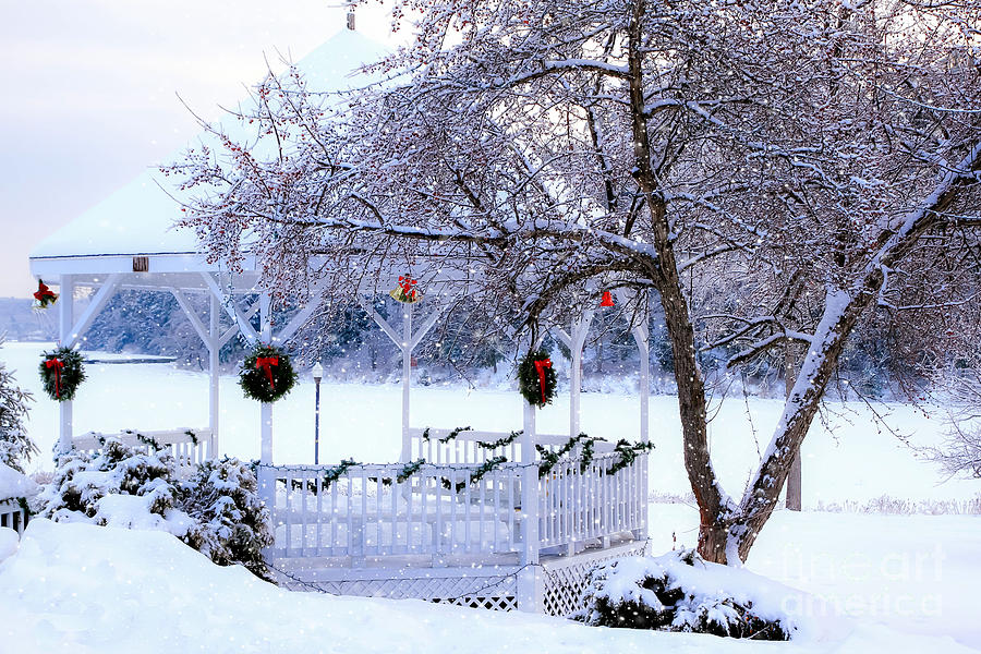 Winter Photograph - Winter in Richmond Maine by Brenda Giasson