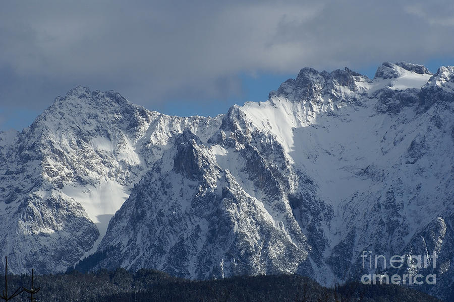 winter in the Bavarian alps 3 Photograph by Rudi Prott