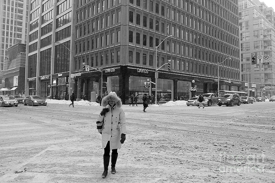 Winter in the City Photograph by Nina Silver