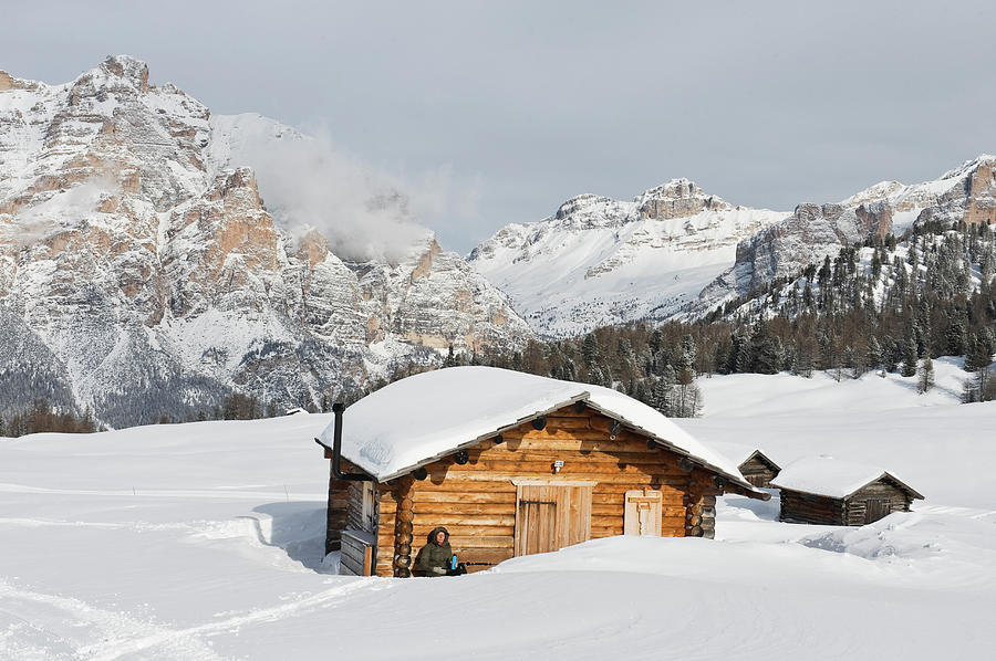 Winter In The Dolomites Photograph by Franz Aberham