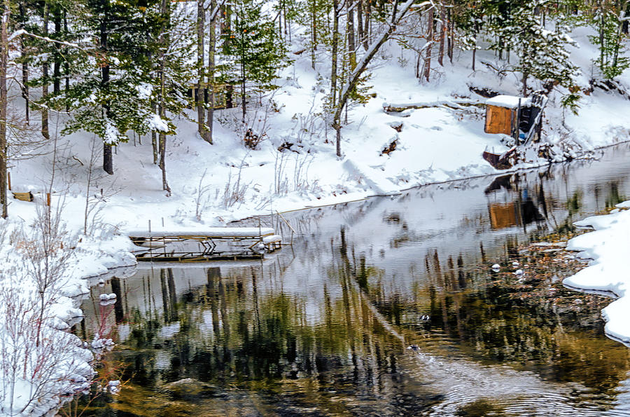 Winter in the UP Photograph by Winnie Chrzanowski