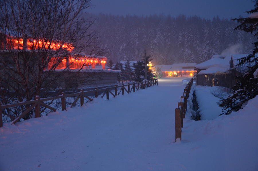 Winter in Xia Xiang Photograph by Brett Geyer