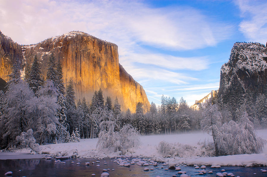 Afternoon Photograph - Winter in Yosemite by Jeffrey Banke