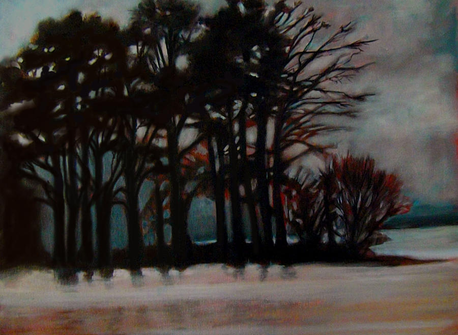 Winter Painting by Irena Mohr
