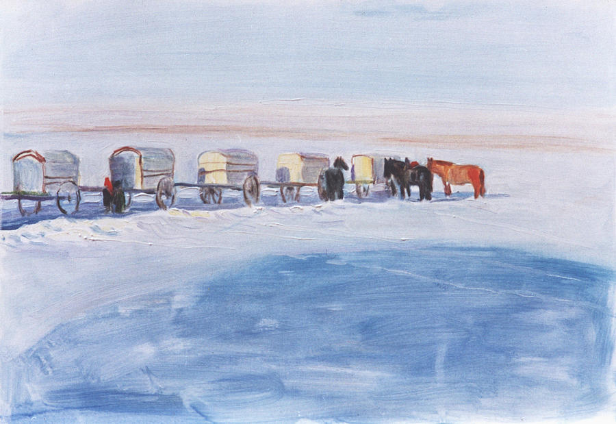 Winter Painting by Ji-qun Chen