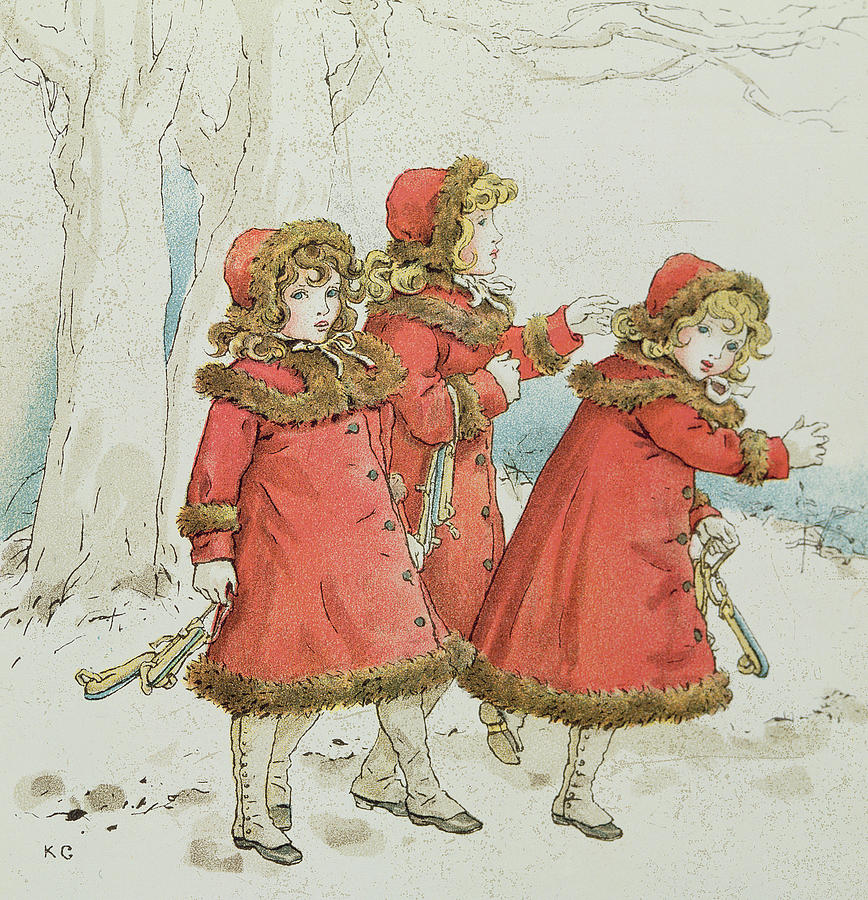 Winter Painting by Kate Greenaway