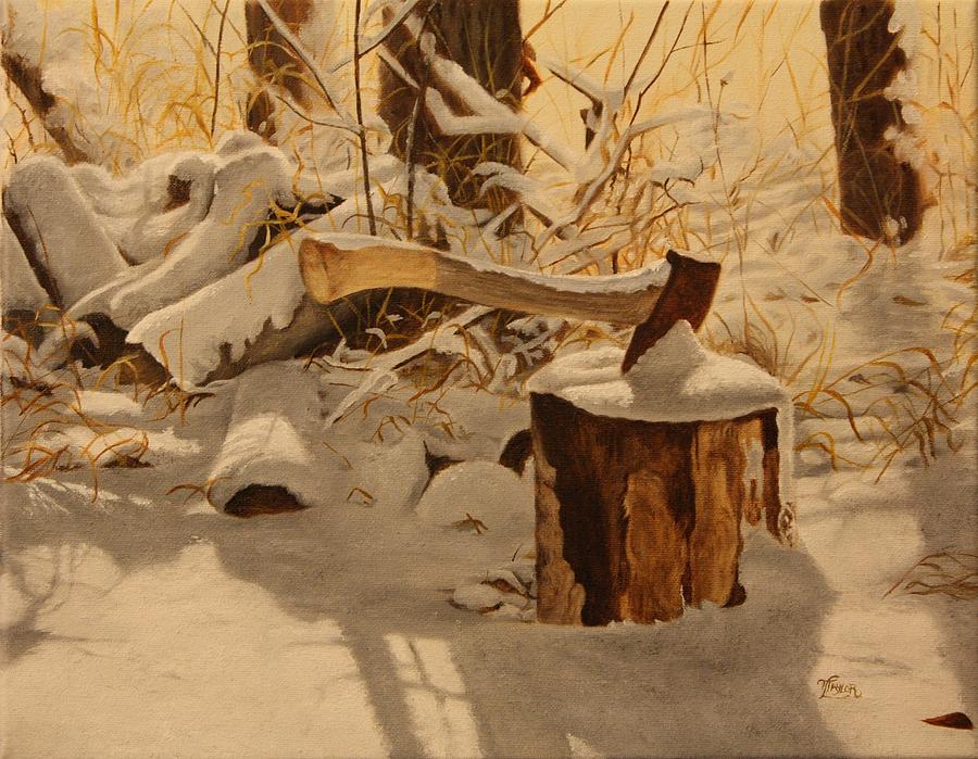 Winter Labour Painting by Tammy Taylor