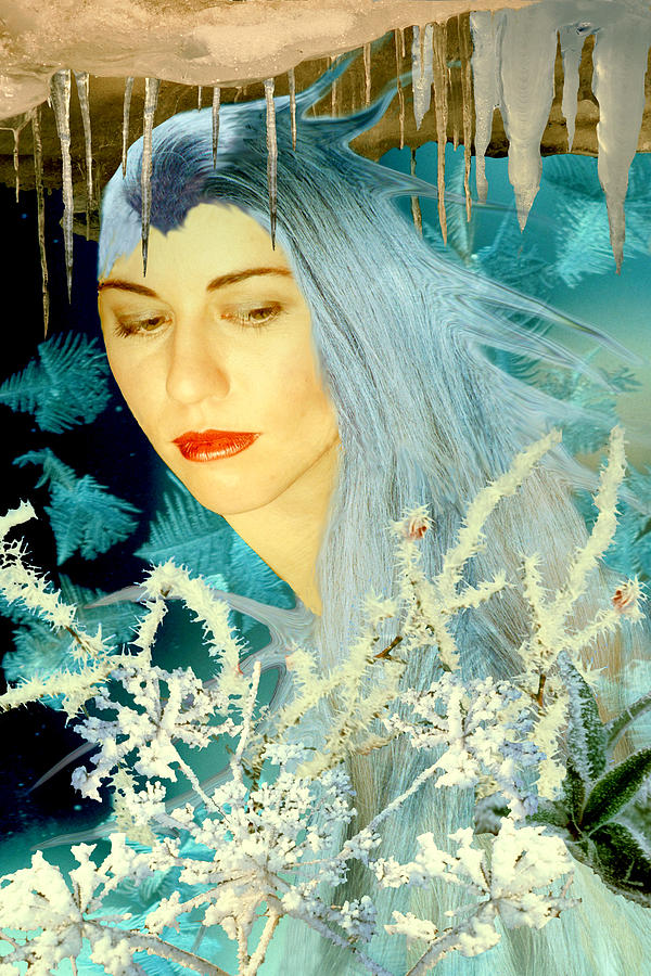 Winter Lady Digital Art by Lisa Yount