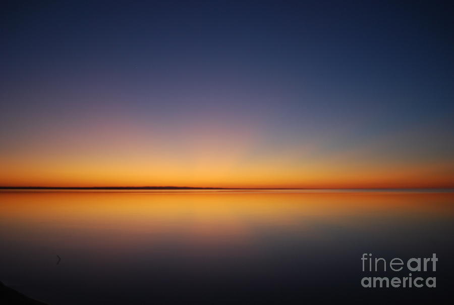 Sunset Photograph - Winter Lake Sunset by Rajash Massey
