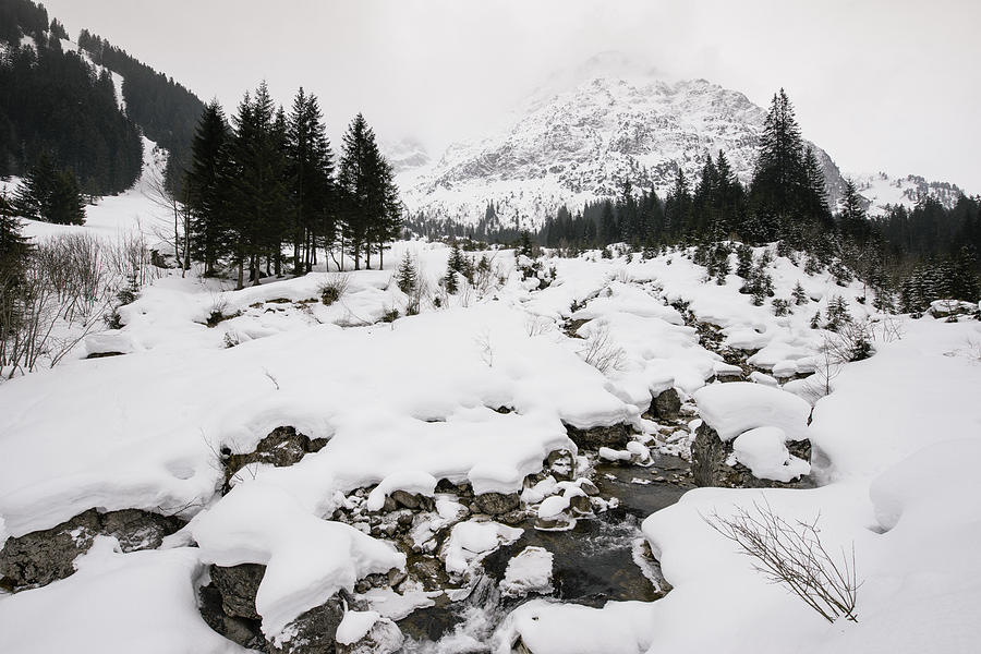 Winter landscape in Austria Photograph by Matthias Hauser