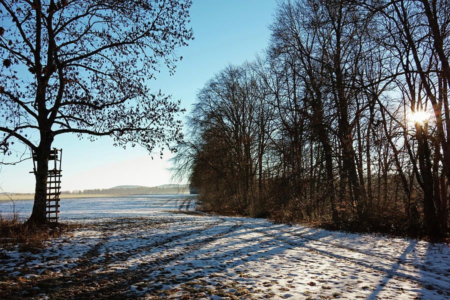 Winter Landscape, Swabian Alb Photograph by Jochen Schlenker