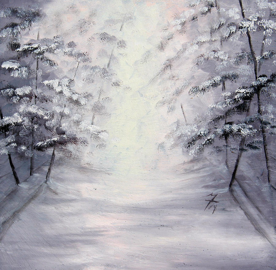 Winter Light Painting by Meaghan Troup