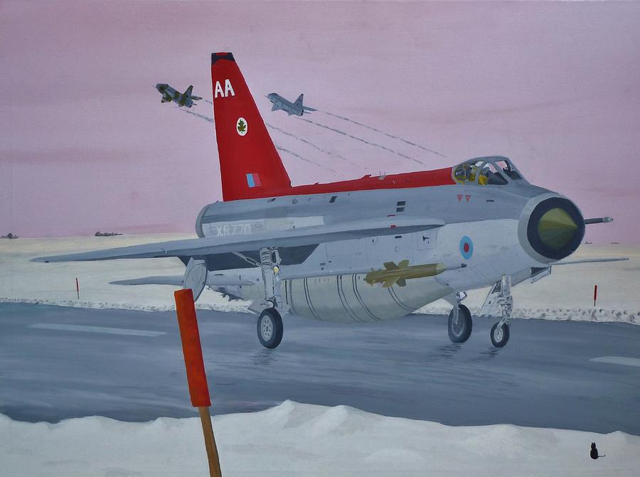 Jet Painting - Winter Lightning by Jonathan Laverick