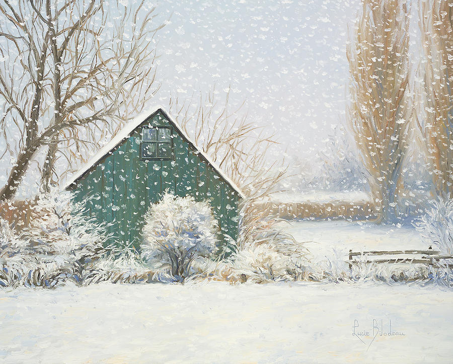 Winter Painting - Winter Magic by Lucie Bilodeau