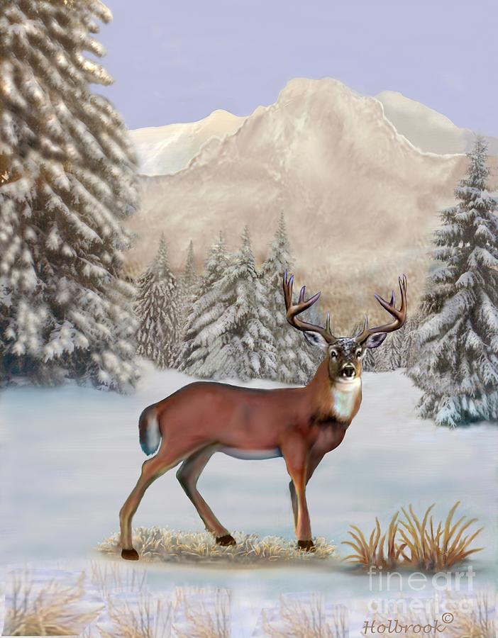 Winter Majesty Digital Art by Glenn Holbrook