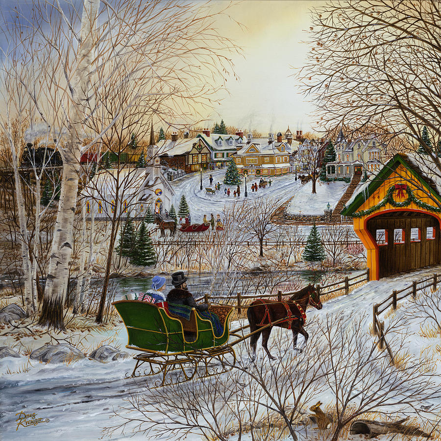 Winter Memories 1 of 2 Painting by Doug Kreuger