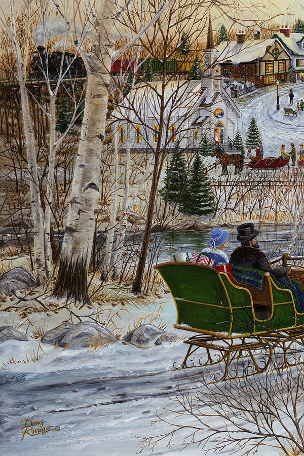 Winter Memories 1 of 3 Painting by Doug Kreuger