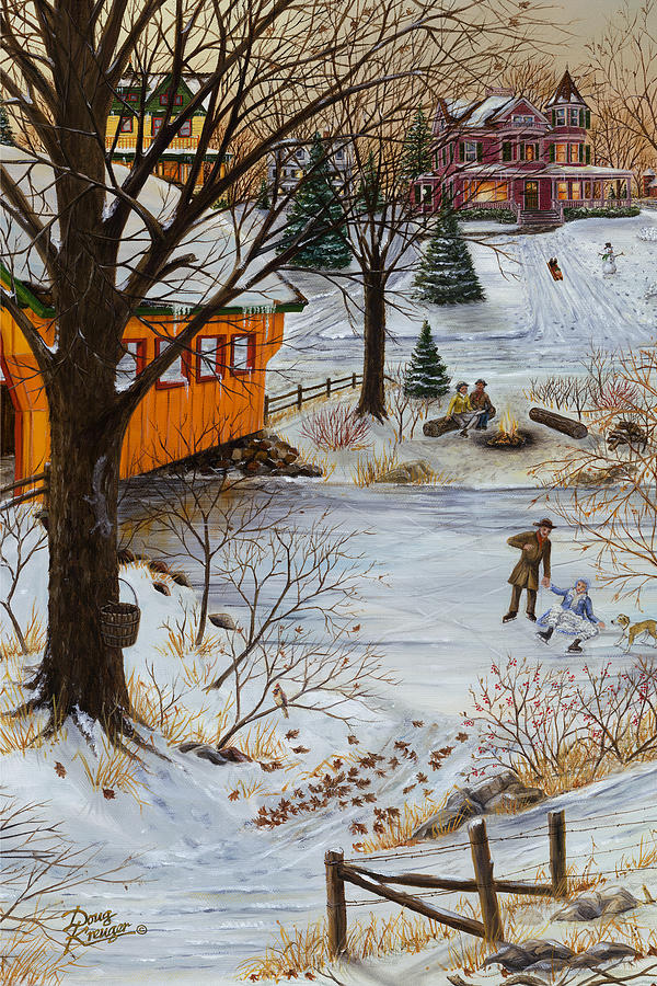Winter Memories 3 of 3 Painting by Doug Kreuger
