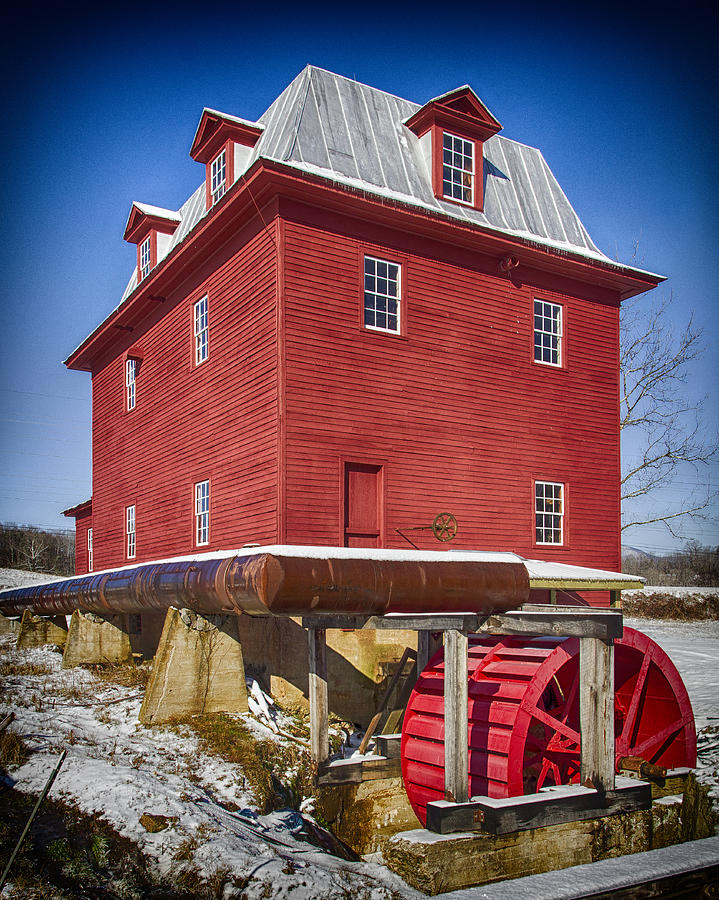 Winter Mill Photograph by Alan Raasch