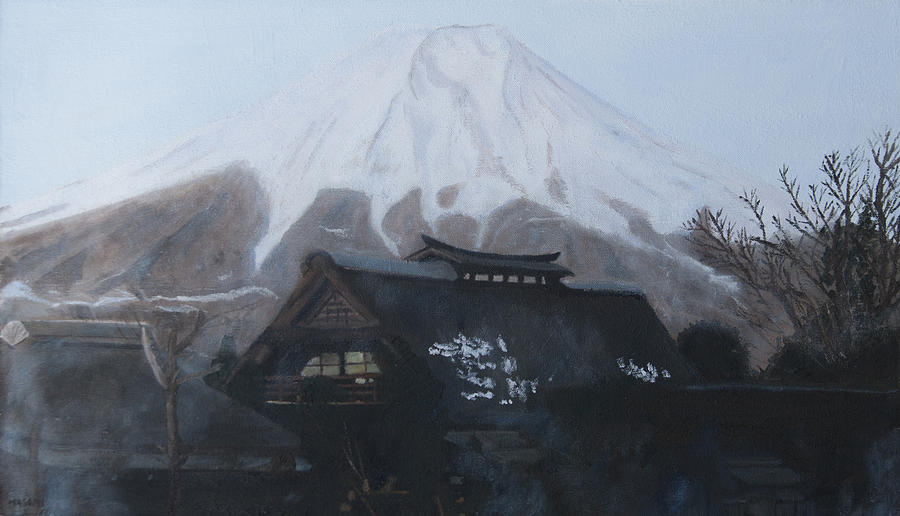 Winter Morning Painting by Masami Iida