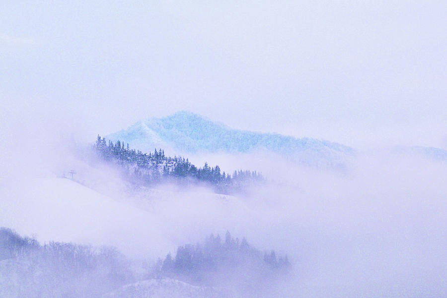 Winter Mountains Photograph by Jun Okada