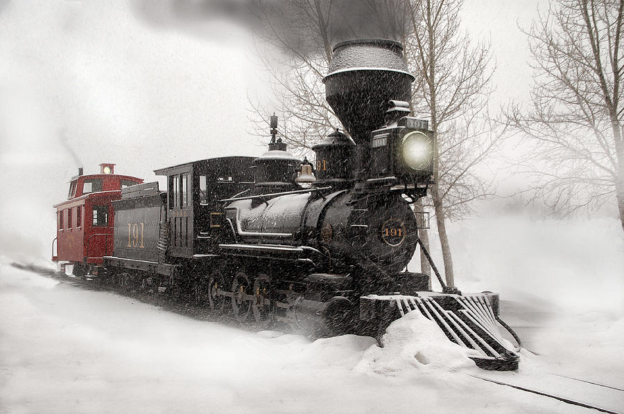 Winter Narrow Gauge Steam Photograph by Ken Smith