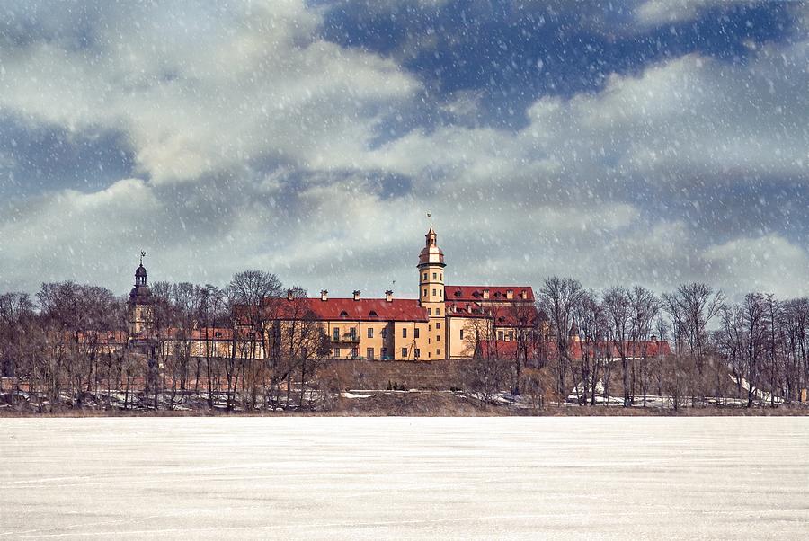 Winter Photograph - Winter Nesvizh by Sviatlana Kandybovich