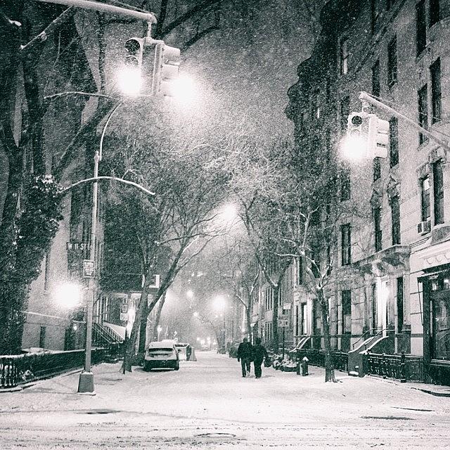 Winter Nights In New York City Wrap Photograph by Vivienne Gucwa