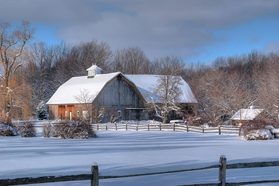 Winter on the Farm 14586 Photograph by Guy Whiteley