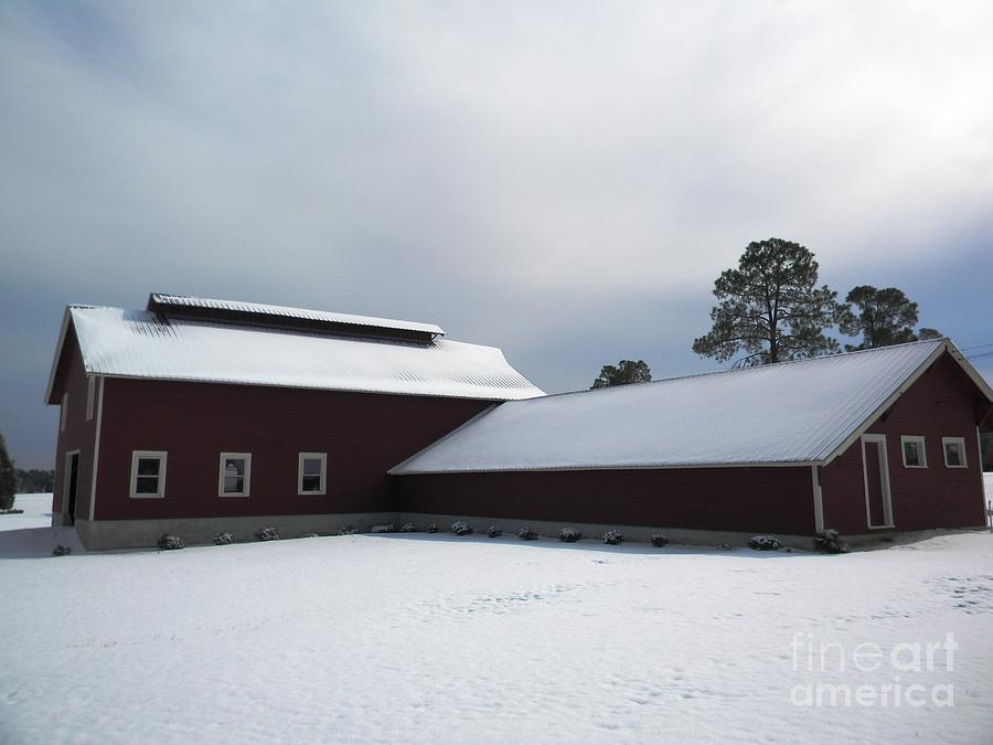 Winter on the farm Digital Art by Matthew Seufer