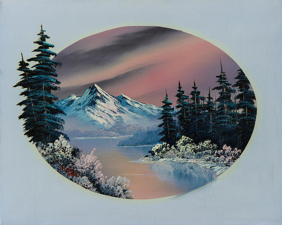Winter Tranquility Painting by Chris Steele