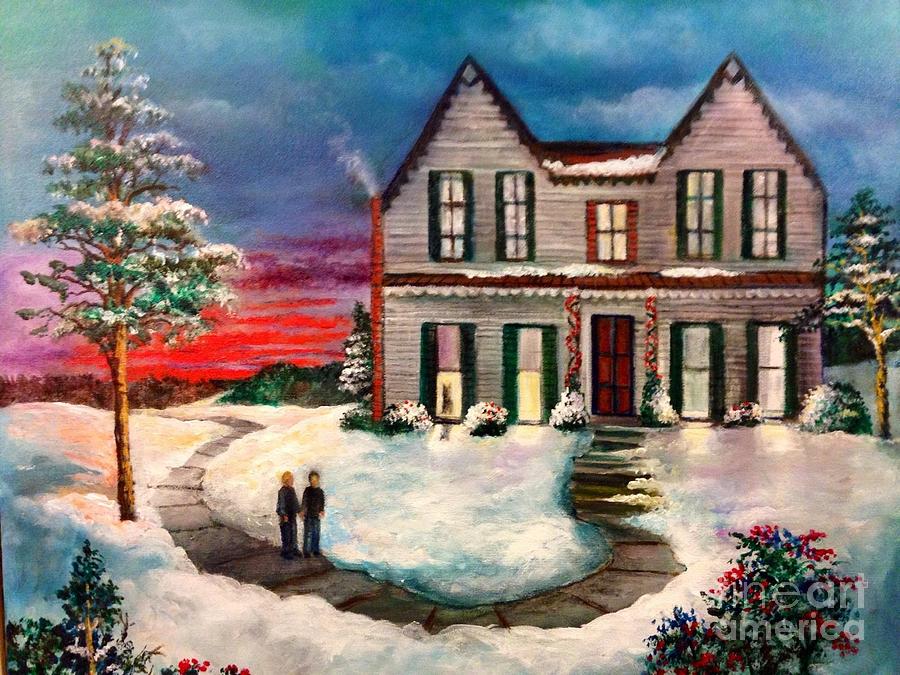 Winter Peace Painting by Rand Burns
