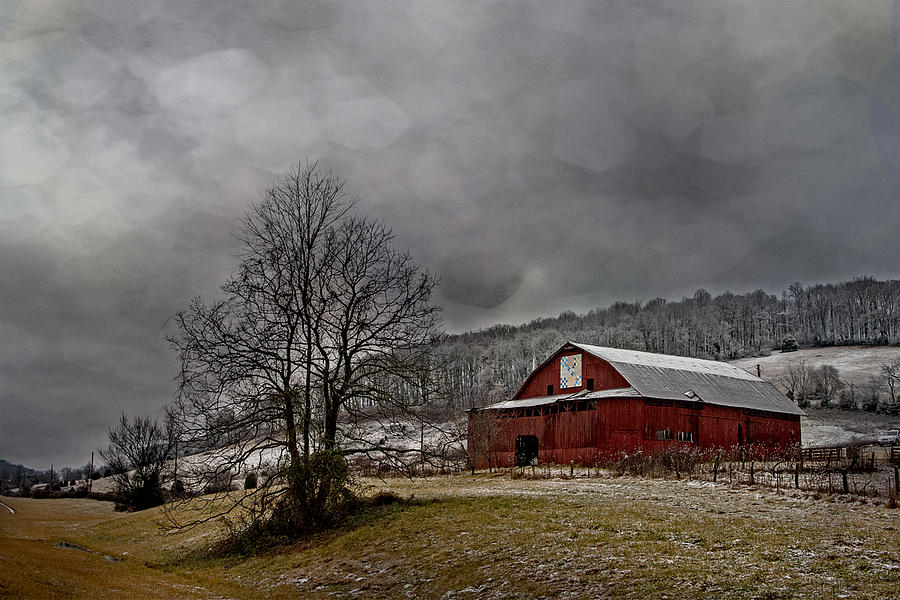 Winter Quilt Barn by Carol Erikson Winter Quilt Barn by Carol Erikson