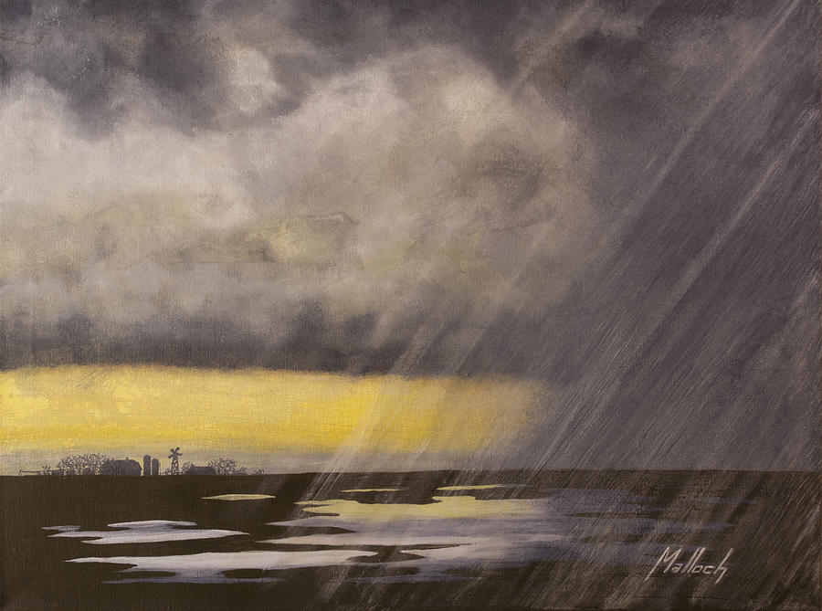 Winter Rain Painting by Jack Malloch