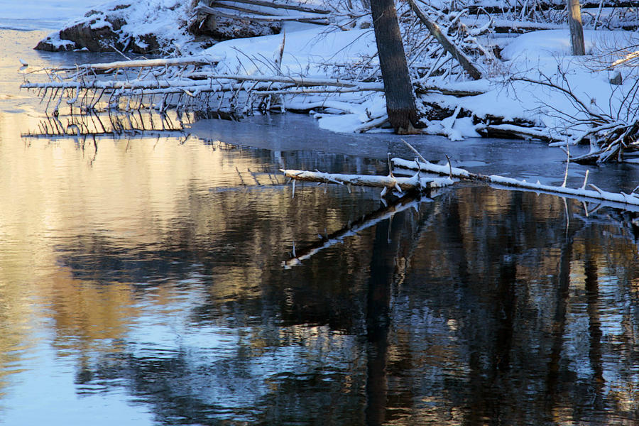 Winter Reflections Photograph by Jim Vance