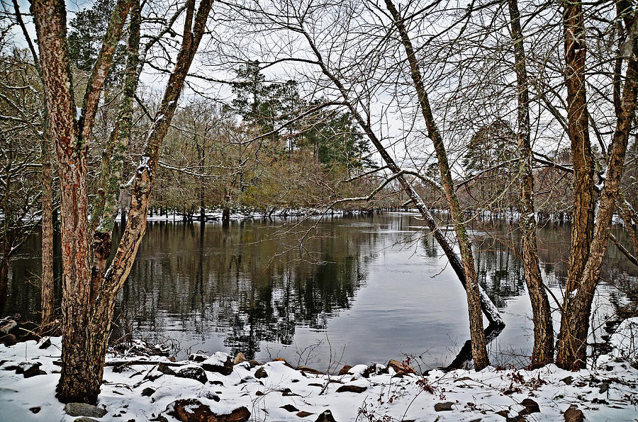 Winter River Photograph by Linda Brown