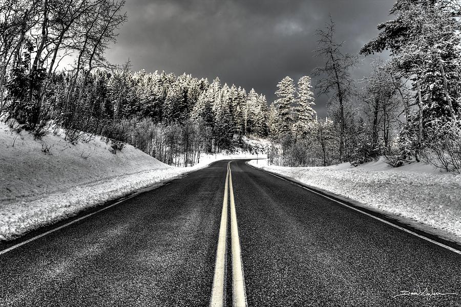 Winter Road Photograph by David Andersen