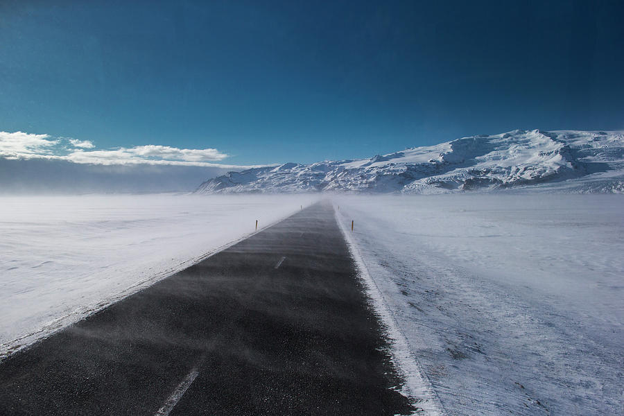 Winter Road, Route One, Iceland Photograph by Arctic-images