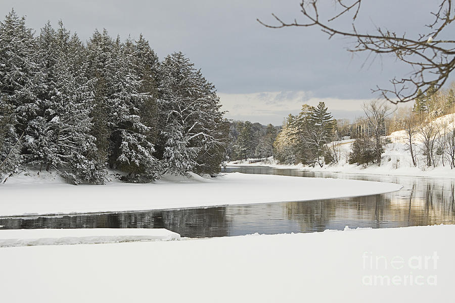 Winter Photograph - Winter Scene by Janique Robitaille