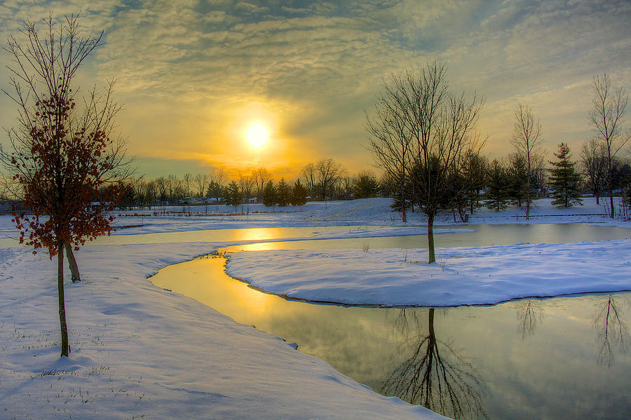 Winter Scene Photograph by William Wetmore