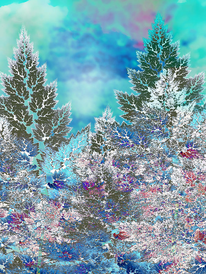 Winter Scenery Digital Art by Klara Acel