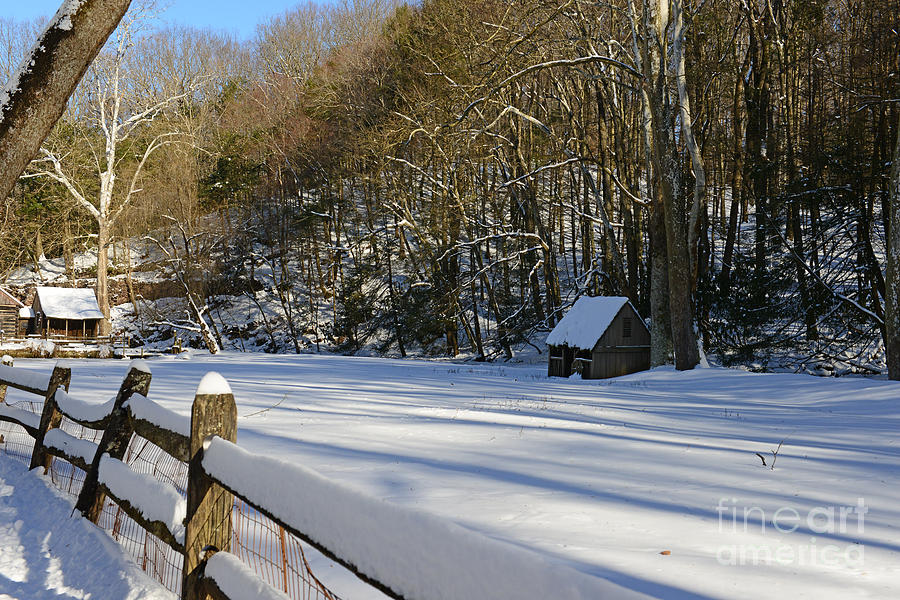 Winter Photograph - Winter Shack by Paul Ward